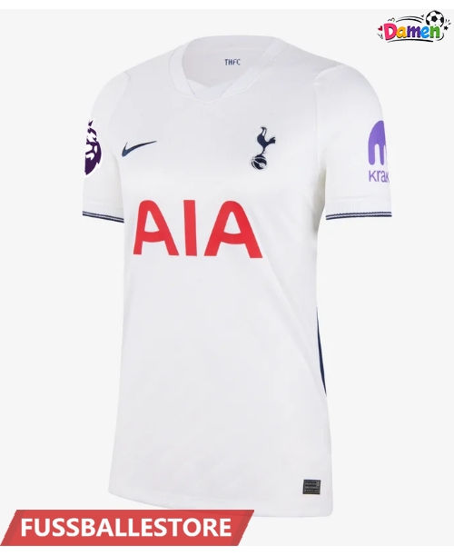 Günstige Tottenham Hotspur Jan Paul van Hecke #6 Heimtrikot Damen 2026-27 Kurzarm